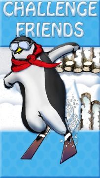 企鹅滑雪赛圣诞节游戏_0
