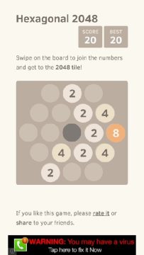 完爆2048的六边形游戏_4