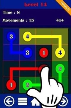 按数字顺序连线游戏_5