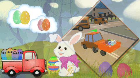 复活节兔子和彩蛋游戏_7