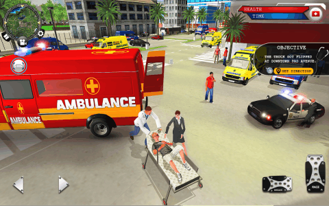 救护车急救员司机城市模拟救援下载_4