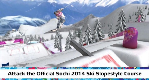 滑雪游戏种族3D冬奥会_2