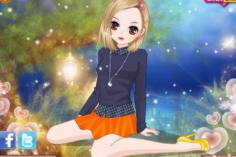 彩扮女孩游戏_9