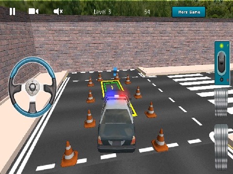一款游戏就是警车追上汽车撞_3