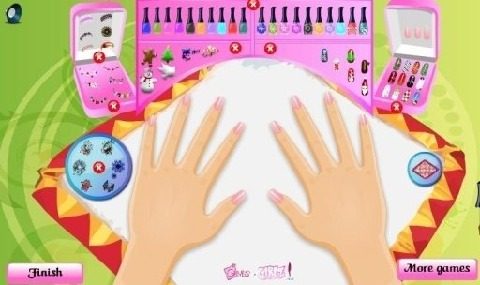 女孩游戏：美甲彩绘_3