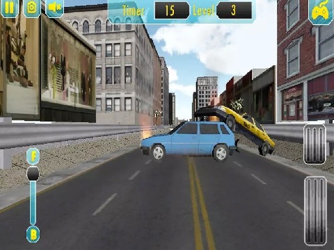 一款游戏就是警车追上汽车撞_5