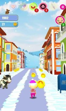 地铁跑酷雪地地图版本下载_0
