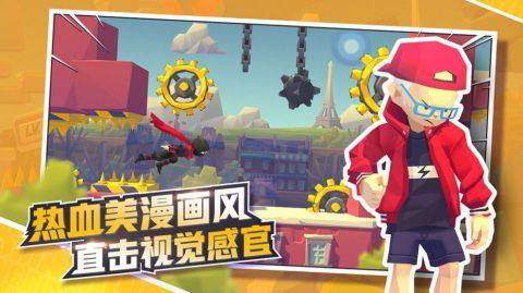 男生女生向前冲水上跑酷游戏_7