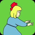 胖女孩跑