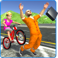 Kids Bicycle Rider Thief Chase