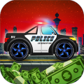 Police car racing for kids