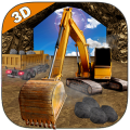 Mine Excavator Crane 3D