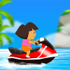 little Girl jetski ride