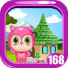 Cute Pink Kitty Rescue Game kavi - 168