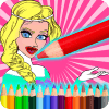 Paint Princesses Coloring