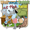 狼和兔子 - 在农场