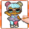 How To Draw LOL Doll Suprise (LOL Suprise Doll )