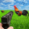 疯狂鸡射手3D：用枪射击游戏