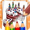 Cupcake Mandala coloring book