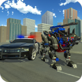 美国警方改造机器人汽车灰狼机器人游戏