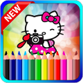 Buku Mewarnai Hallo Kitty