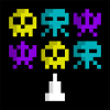 Invaders Classic Arcade Game - Pixel Art Shooter