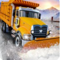 冬季滑雪公园雪司机