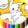 Poke Monster Coloring Pages