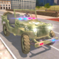 警察吉普车